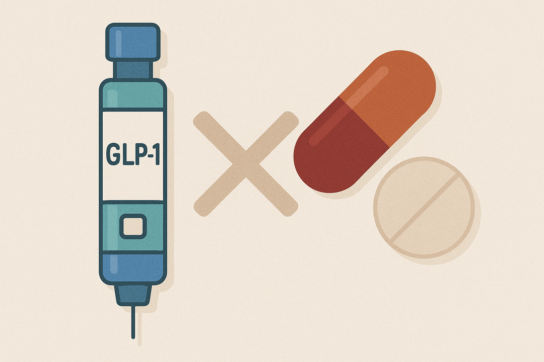 GLP-1 주사제 약물 상호작용