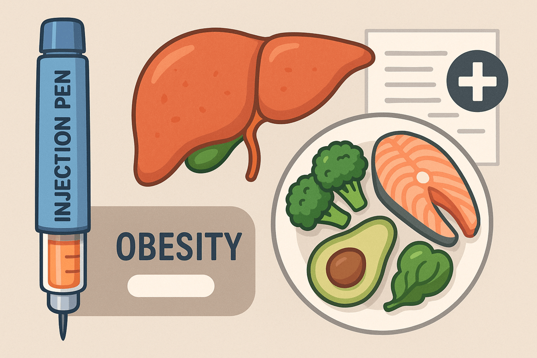 비만 주사제와 지방간 치료