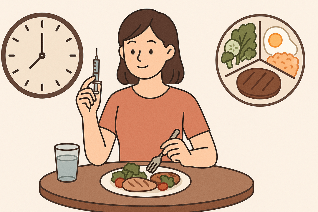 GLP-1 복용 중 식사 타이밍 및 식단 설계 가이드