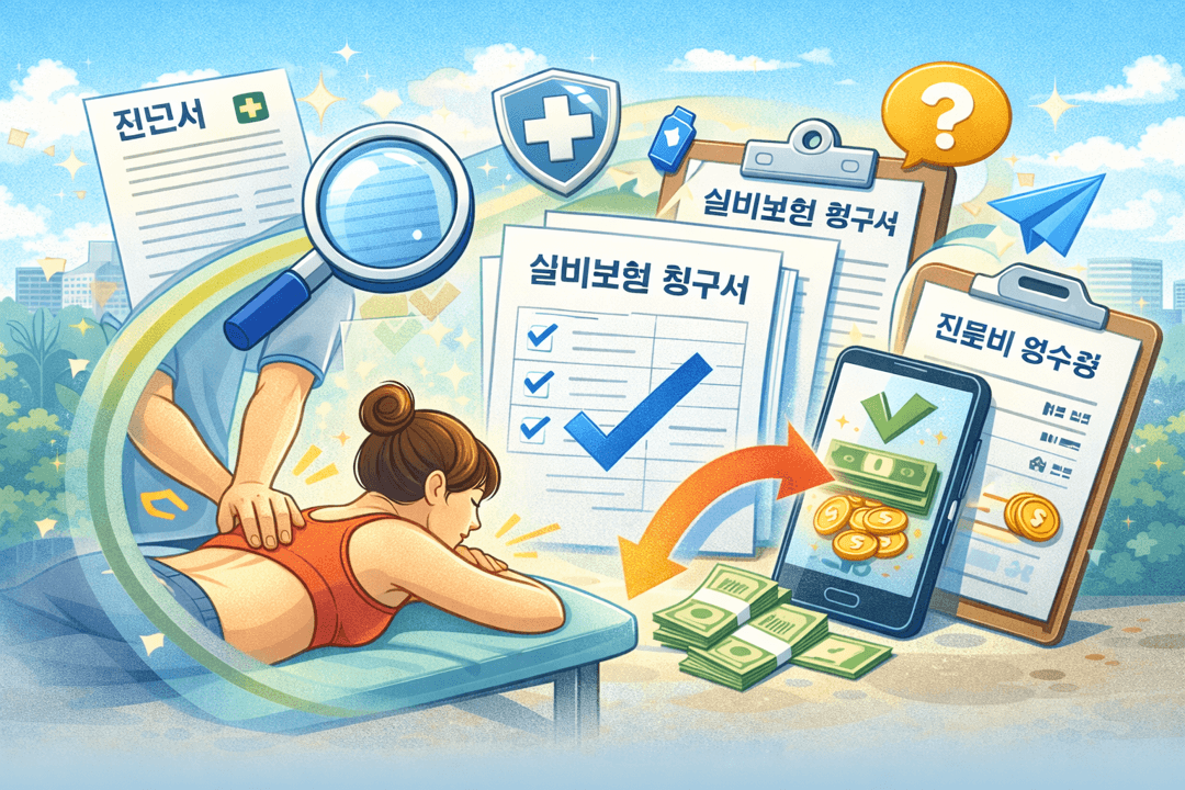 도수치료 실비보험 청구 방법