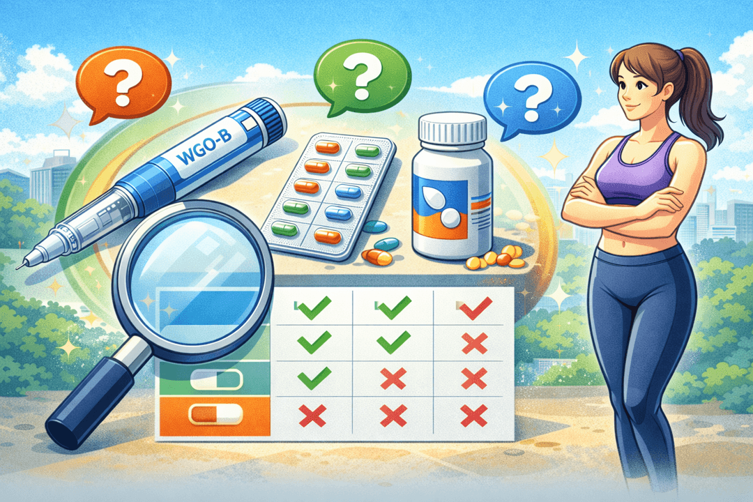 비만약 종류 비교 가이드