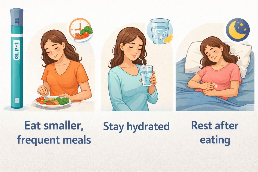 GLP-1 주사제 복용 시 나타나는 위장관 증상과 관리 방법