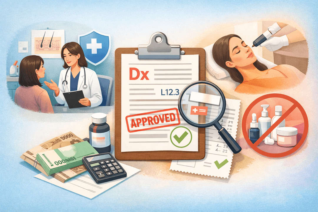 피부과 진료의 실손보험 적용 조건